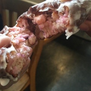 Blueberry Fritter Pulled Apart