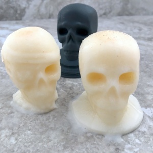mexican horchata ice skulls with mould